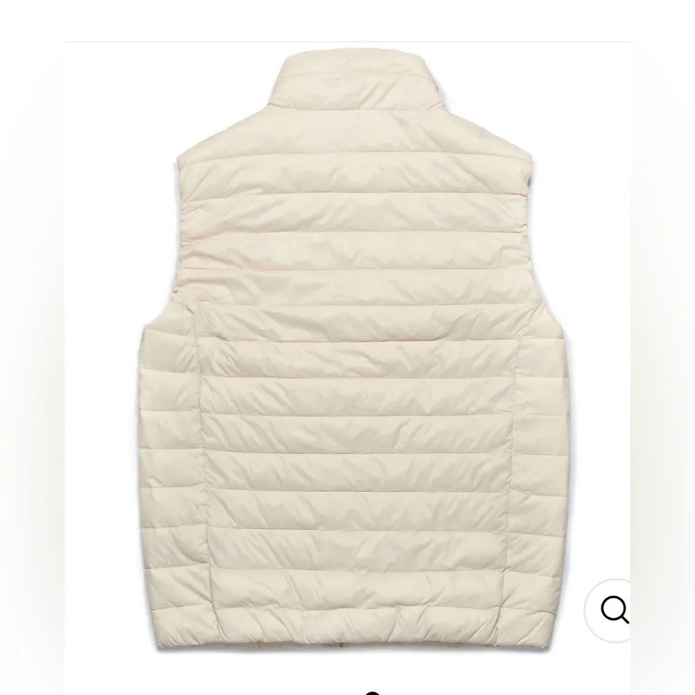 Robe Di Kappa Cream Quilted Vest View 2